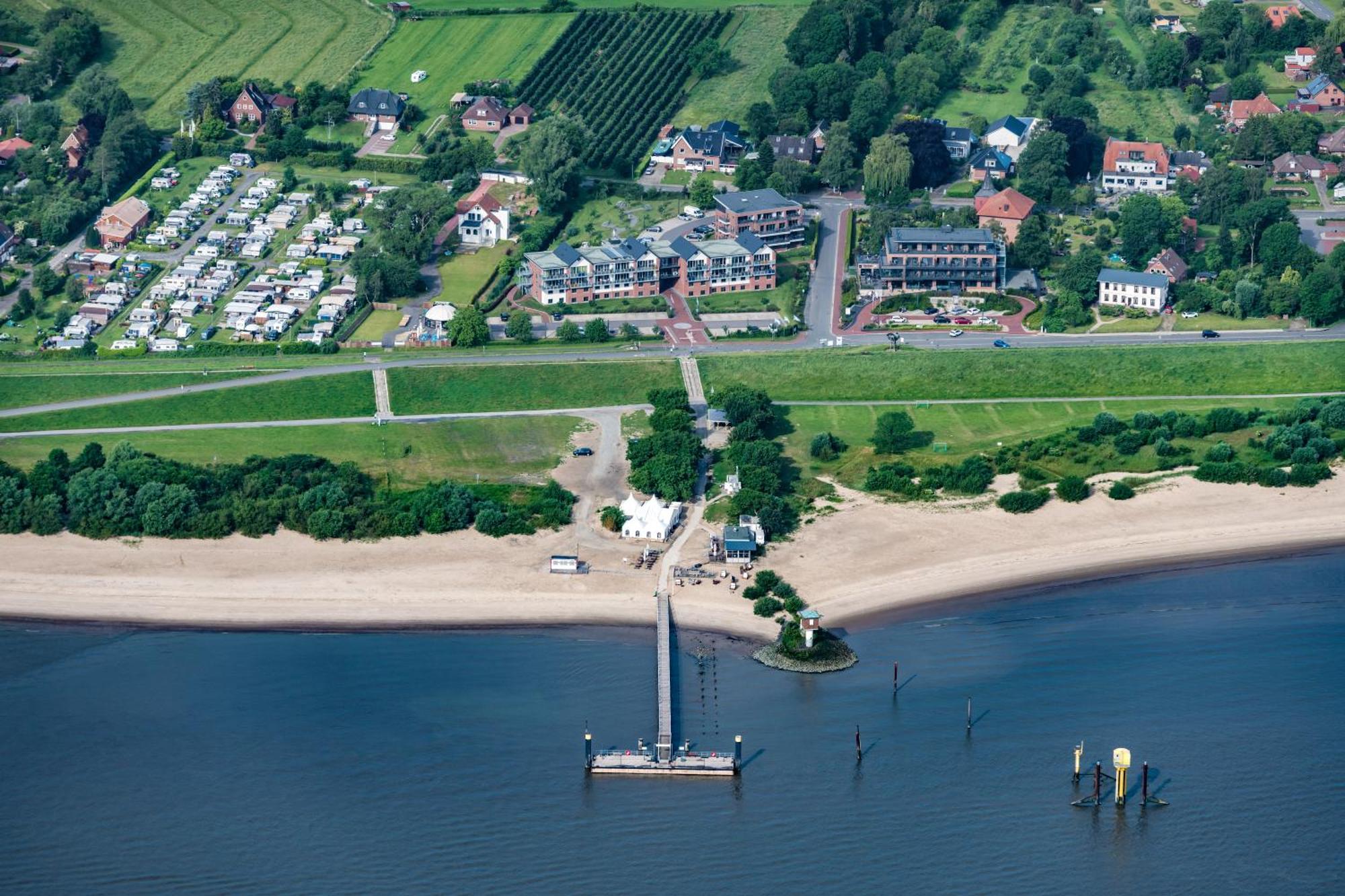 Elbstrand Resort Krautsand - Hotel Elbstrand Drochtersen Exteriör bild