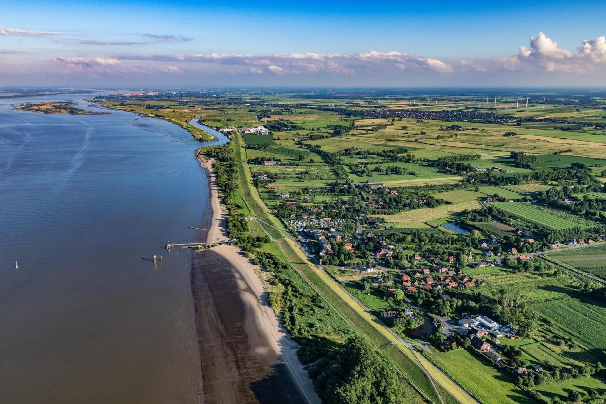 Elbstrand Resort Krautsand - Hotel Elbstrand Drochtersen Exteriör bild